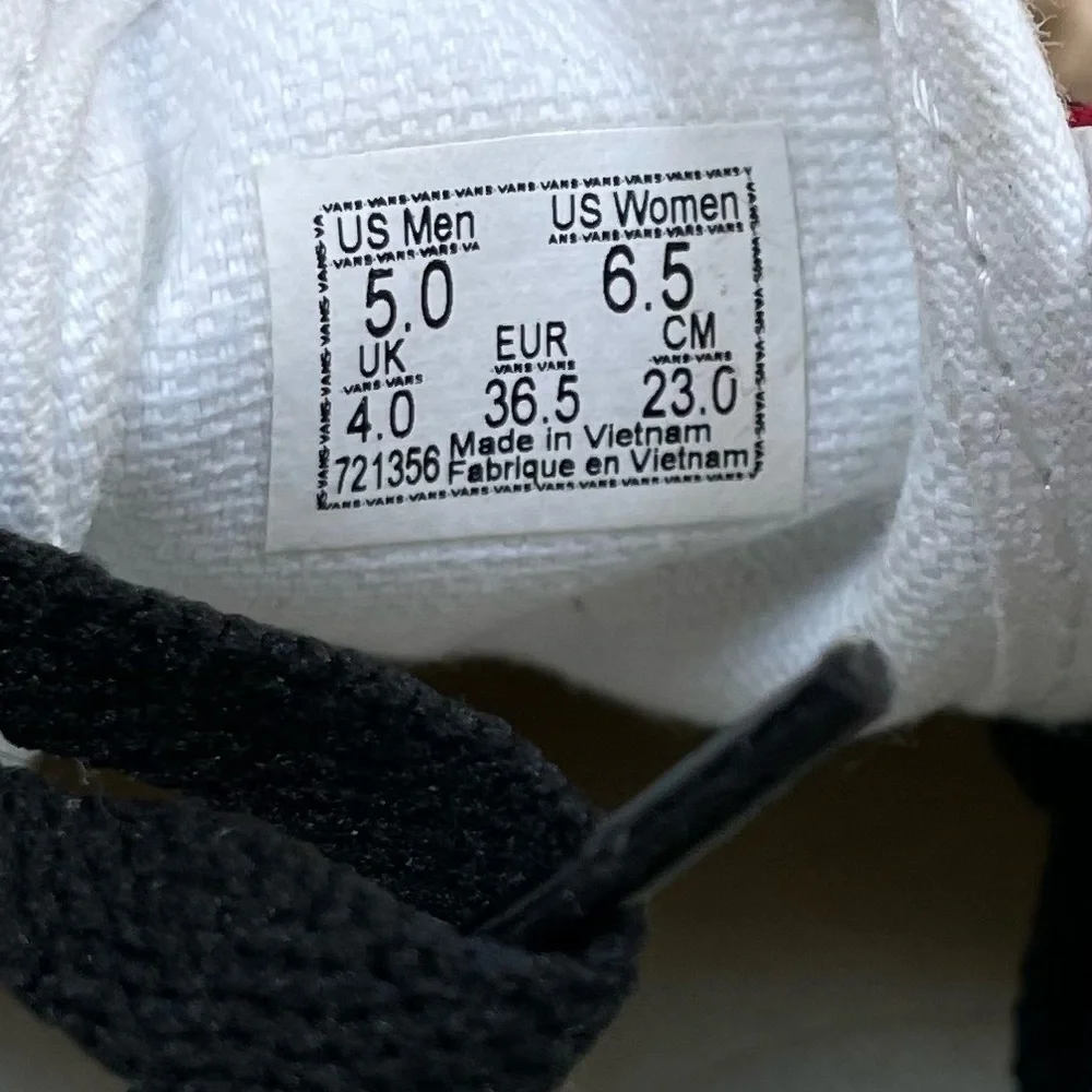 Vans Suede Canvas Colorblock Shoes size 6.5 - Picture 6 of 8